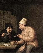 OSTADE, Adriaen Jansz. van Piping and Drinking in the Tavern France oil painting artist